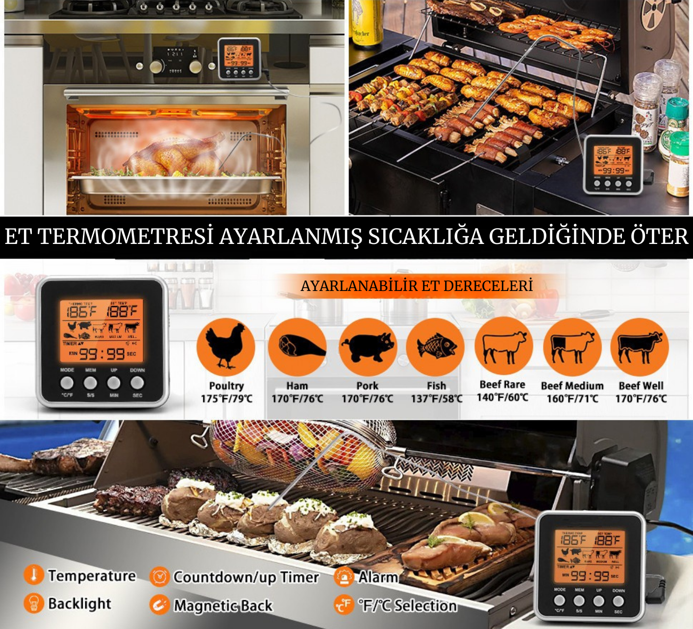 Dijital Ekranlı Termometre