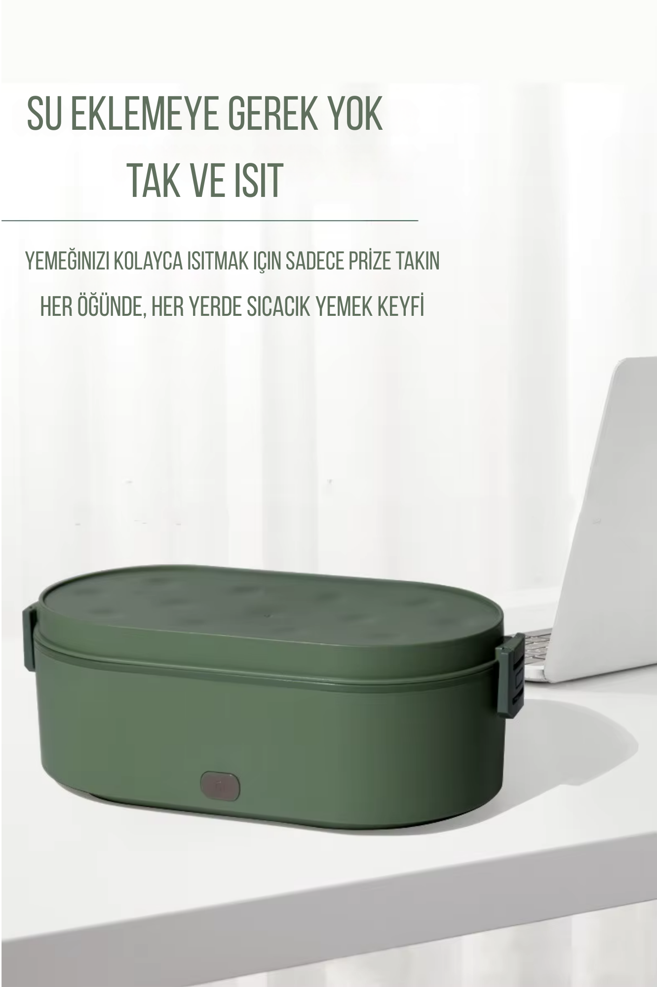 Taşınabilir Elektrikli Yemek Kabı
